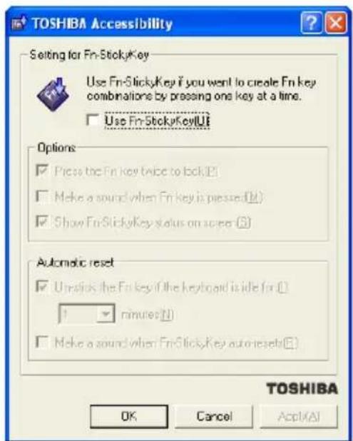 TOSHIBA Satellite U200 - Toshiba Accessibility - 1