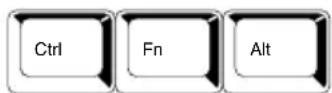 TOSHIBA Satellite U200 - Ctrl, Fn, and Alt keys - 1