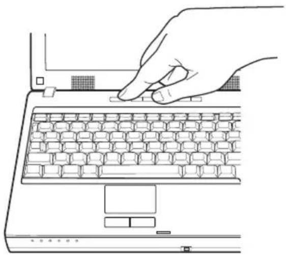 TOSHIBA Satellite U200 - Turning on the power - 2