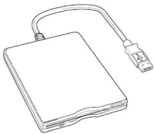 TOSHIBA Satellite U200 - Connecting an optional external diskette drive - 1
