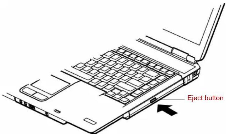 TOSHIBA Tecra A4 - Loading discs - 1