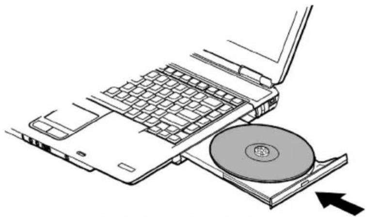 TOSHIBA Tecra A4 - Loading discs - 7