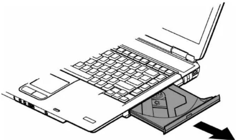 TOSHIBA Tecra A4 - Loading discs - 3