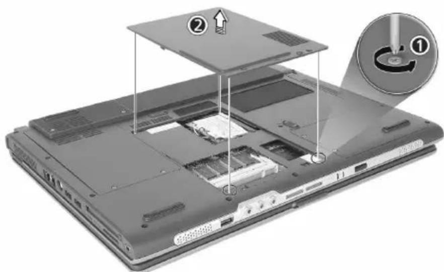 ACER TravelMate 4500 - Installing memory - 1