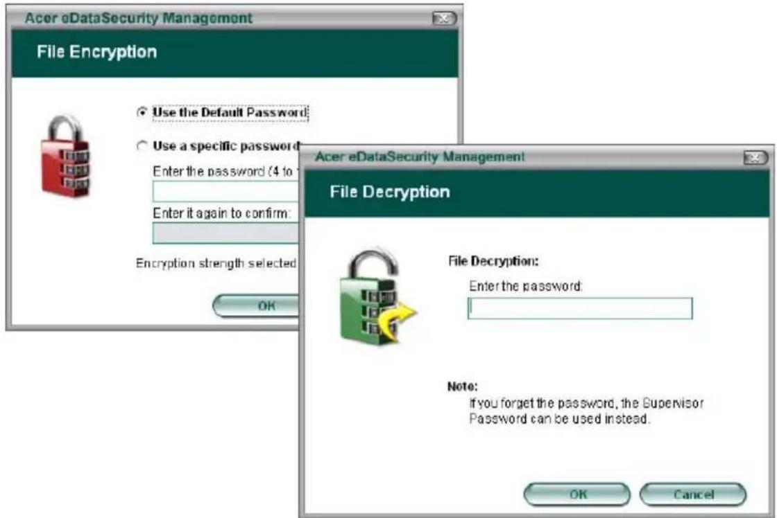 ACER TravelMate 4070 - Acer eDataSecurity Management - 3