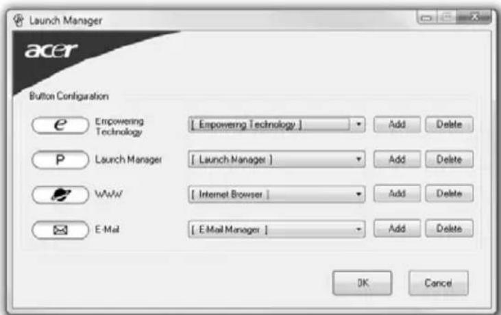 ACER TravelMate 6592G - Launch Manager - 1