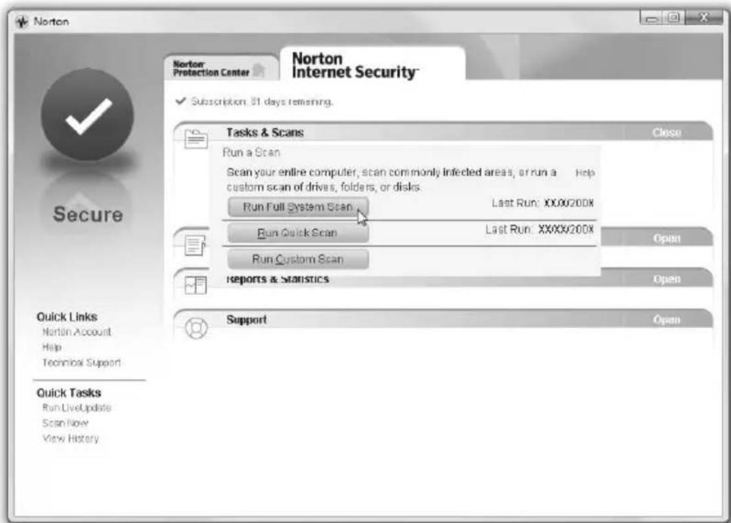 ACER TravelMate 6592G - How do I check for viruses? - 1