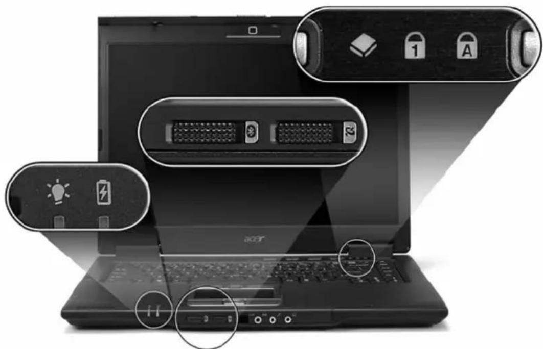 ACER TravelMate 6592G - Indicators - 1