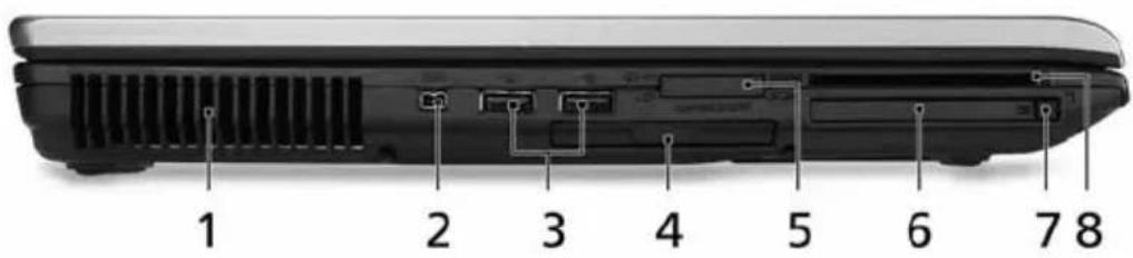 ACER TravelMate 6592G - # Icon Item Description - 5