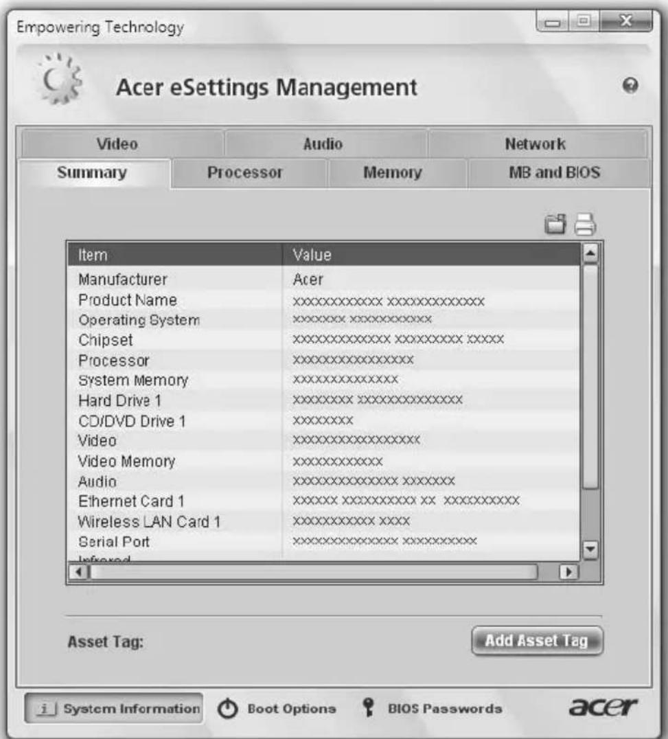 ACER TravelMate 6592G - Acer eSettings Management - 2