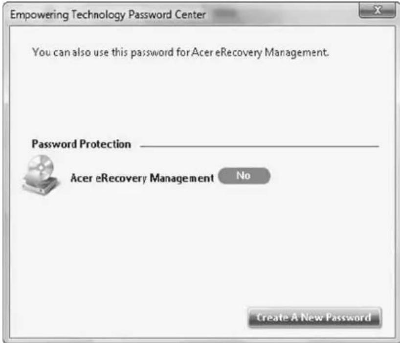 ACER TravelMate 5530G - To set the Empowering Technology password: - 1