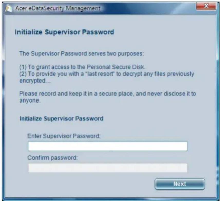 ACER TravelMate 8200 - Acer eDataSecurity Management - 2