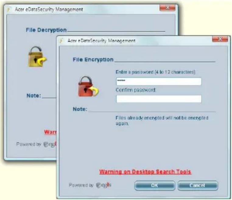 ACER TravelMate 8200 - Acer eDataSecurity Management - 4