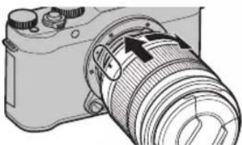 FUJIFILM X-A20 - Attach the lens. - 1