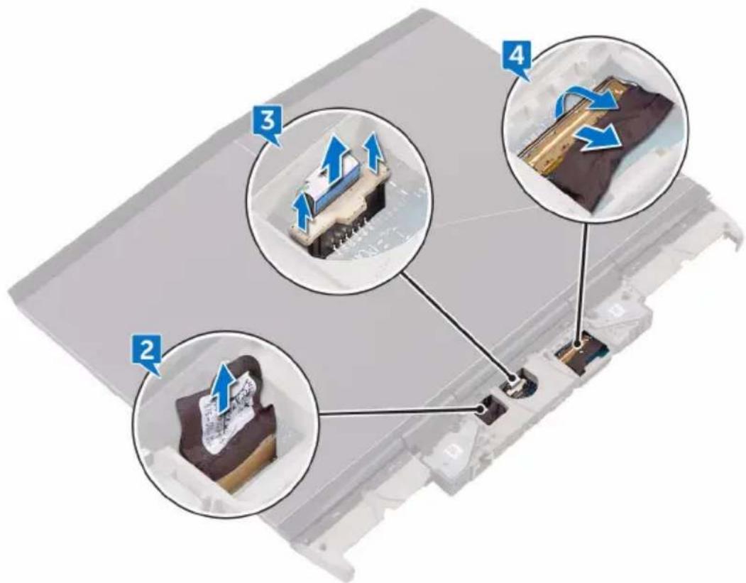 Diagram showing four labeled views of an electronic component with directional arrows indicating movement or flow, likely illustrating a process or assembly.
