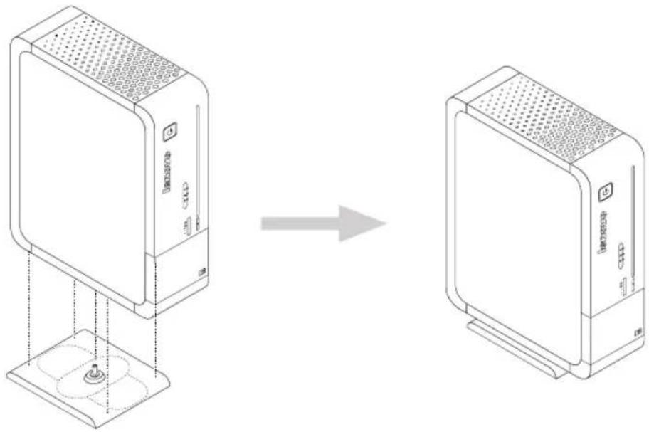 LENOVO IdeaCentre Q700 - Computer stand instruction - 1