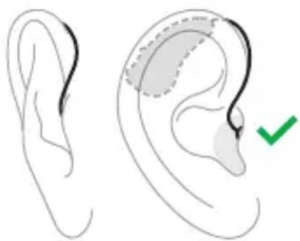 BOSE SoundControl Hearing Aids - Correct size: - 1