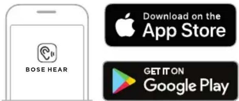 Download on the App Store BOSE HEAR GET IT ON Google Play