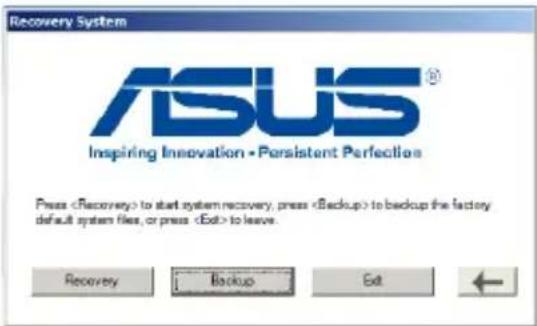 ASUS Eee PC Lamborghini VX6 - Using recovery partition (F9 Recovery) - 3