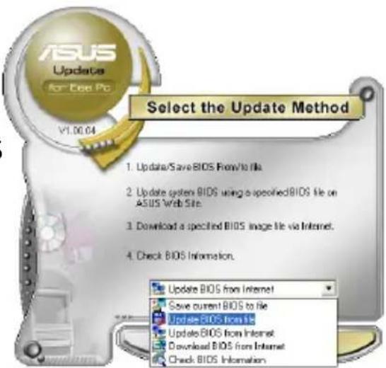 ASUS Eee PC Lamborghini VX6 - Updating the BIOS through a BIOS file - 1