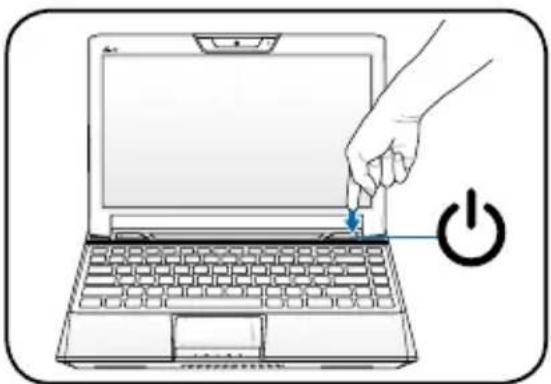 ASUS Eee PC Lamborghini VX6 - Turn ON the Eee PC - 1