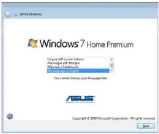 ASUS Eee PC Lamborghini VX6 - First-time Startup - 1