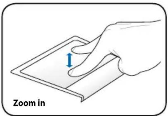 ASUS Eee PC Lamborghini VX6 - Multi-finger gesture input - 1