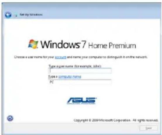 ASUS Eee PC Lamborghini VX6 - First-time Startup - 3