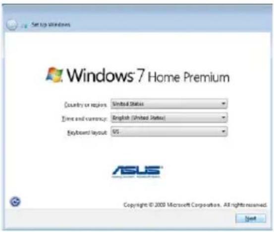 ASUS Eee PC Lamborghini VX6 - First-time Startup - 2