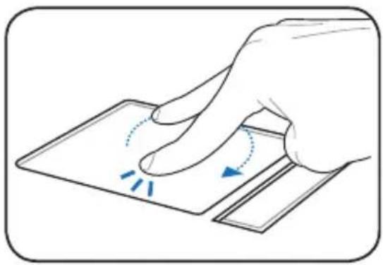 ASUS Eee PC 1005HAG - Multi-finger gesture input (on selected models) - 3