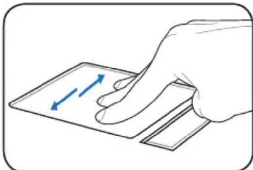 ASUS Eee PC 1005PEG - Multi-finger gesture input (on selected models) - 5