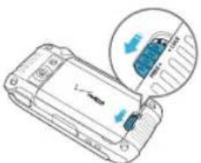 CASIO G'zOne Ravine 2 - REMOVING THE BATTERY - 1