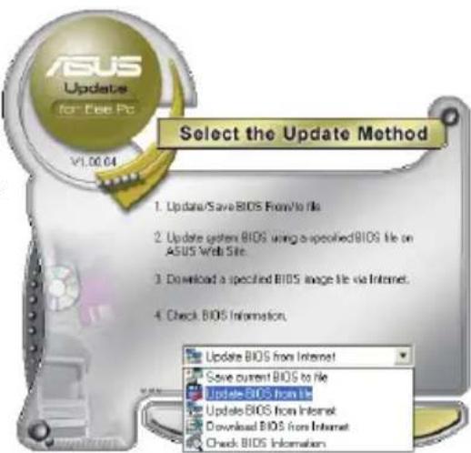 ASUS Eee PC 1201HAB - Updating the BIOS through a BIOS file - 1