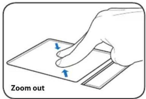 ASUS Eee PC 1201HAB - Multi-finger gesture input - 2