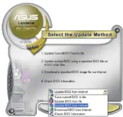 ASUS Eee PC 1201HAB - Updating the BIOS through the Internet - 2