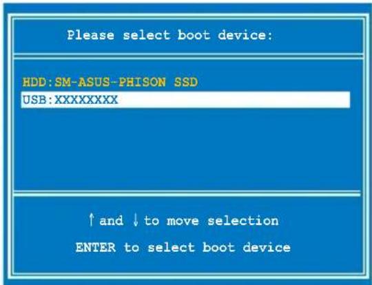 ASUS Eee PC 1015T - Using the USB storage device (USB recovery) - 1