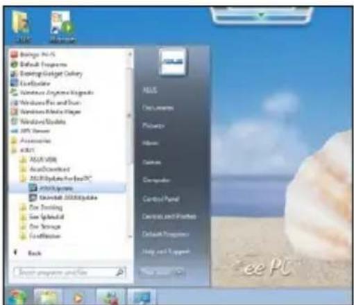 ASUS Eee PC 1015T - Updating the BIOS through the Internet - 1
