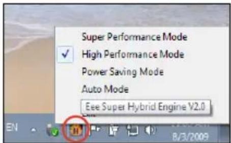 ASUS Eee PC 1015T - Super Hybrid Engine - 1