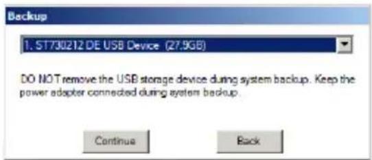 ASUS Eee PC 1015T - Back up the recovery files - 3