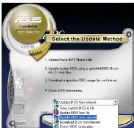 ASUS Eee PC 1008P - Updating the BIOS through the Internet - 2