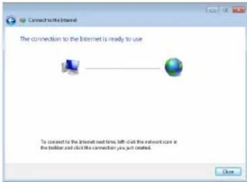 ASUS Eee PC 1008P - Click Close to finish the configuration. - 1