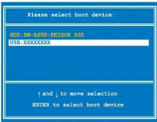 ASUS Eee PC 1011CX - Using the USB storage device (USB recovery) - 2