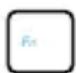 ASUS Eee PC 1011CX - Sun Down Icon (F5): Decreases the display brightness. - 1