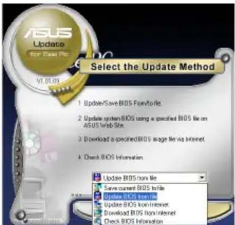 ASUS Eee PC 1011CX - Updating the BIOS through a BIOS file - 1