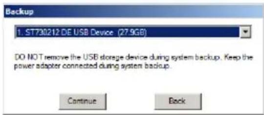 ASUS Eee PC 1011CX - Back up the recovery files - 3