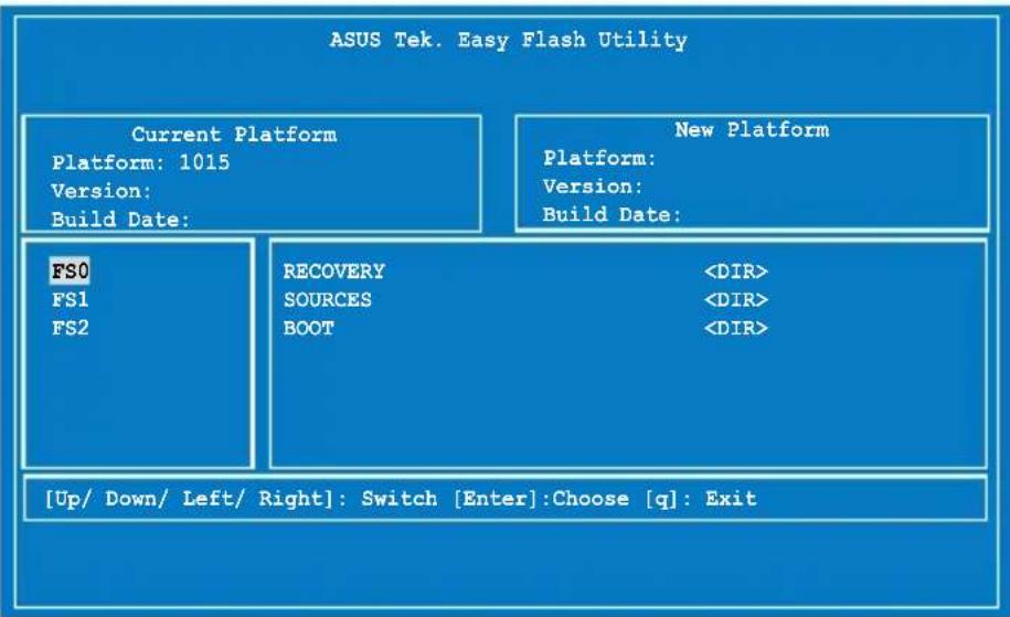 ASUS Eee PC 1011CX - Updating BIOS via "Easy Flash" (on selected models) - 1