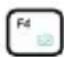ASUS Eee PC 1011CX - Touchpad (F3): Toggles the touchpad ON/OFF. - 2