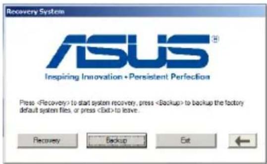 ASUS Eee PC 1011CX - Using recovery partition (F9 Recovery) - 3