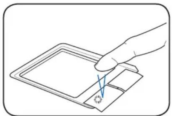 ASUS Eee PC 1000HE - Single-finger gesture input - 1