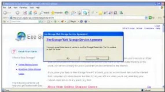 ASUS Eee PC 1000HE - To use Eee Storage - 1
